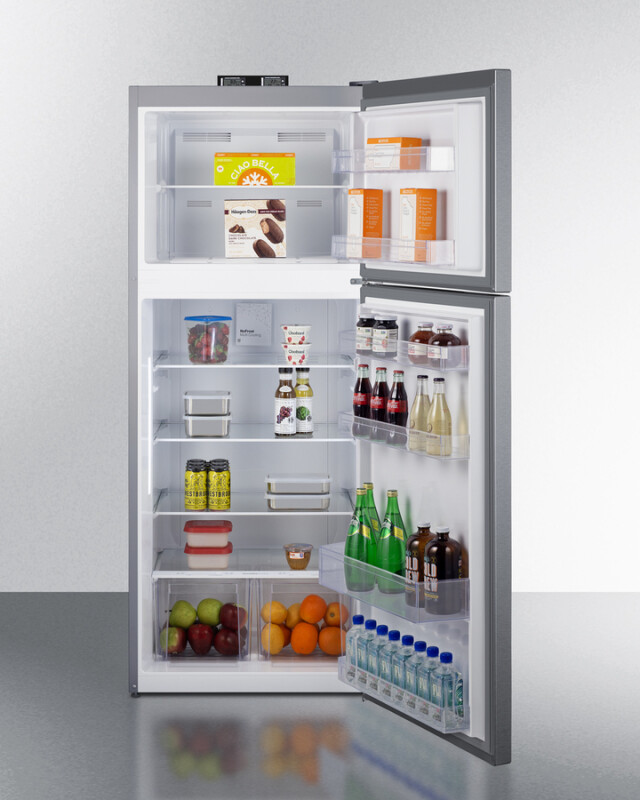 28" Wide Top-Mount Refrigerator-Freezer With NIST-Calibrated Thermometers BKRF15SS