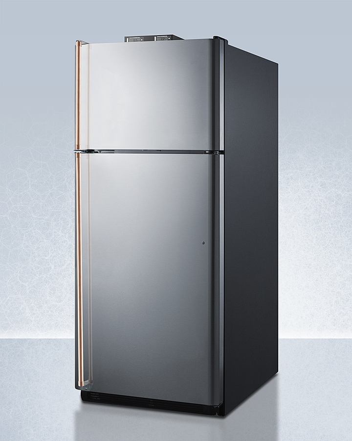 30" Wide Break Room Refrigerator-Freezer with Antimicrobial Pure Copper Handle BKRF18SSCP