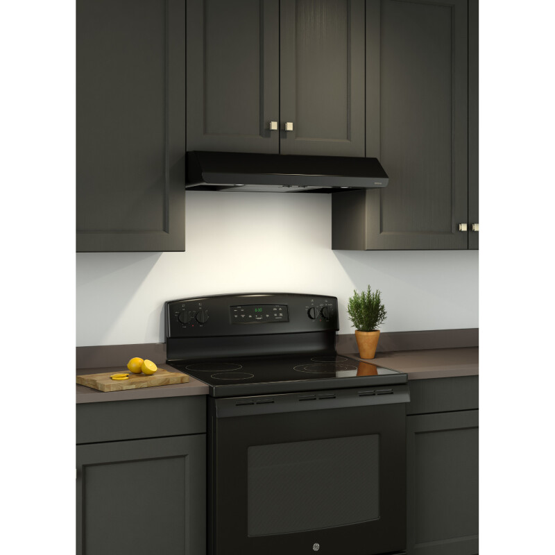 30-Inch Convertible Under-Cabinet Range Hood, 300 Max Blower CFM BKSA130BL