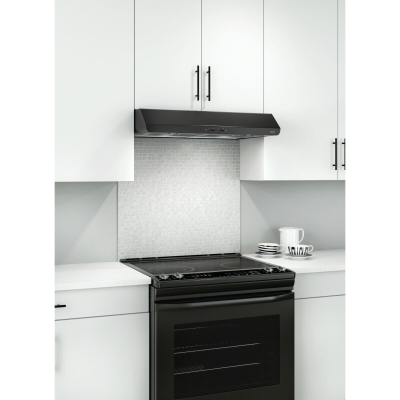 Sahale 30-Inch Convertible Under-Cabinet Range Hood, 300 Max Blower CFM BKSJ130BL