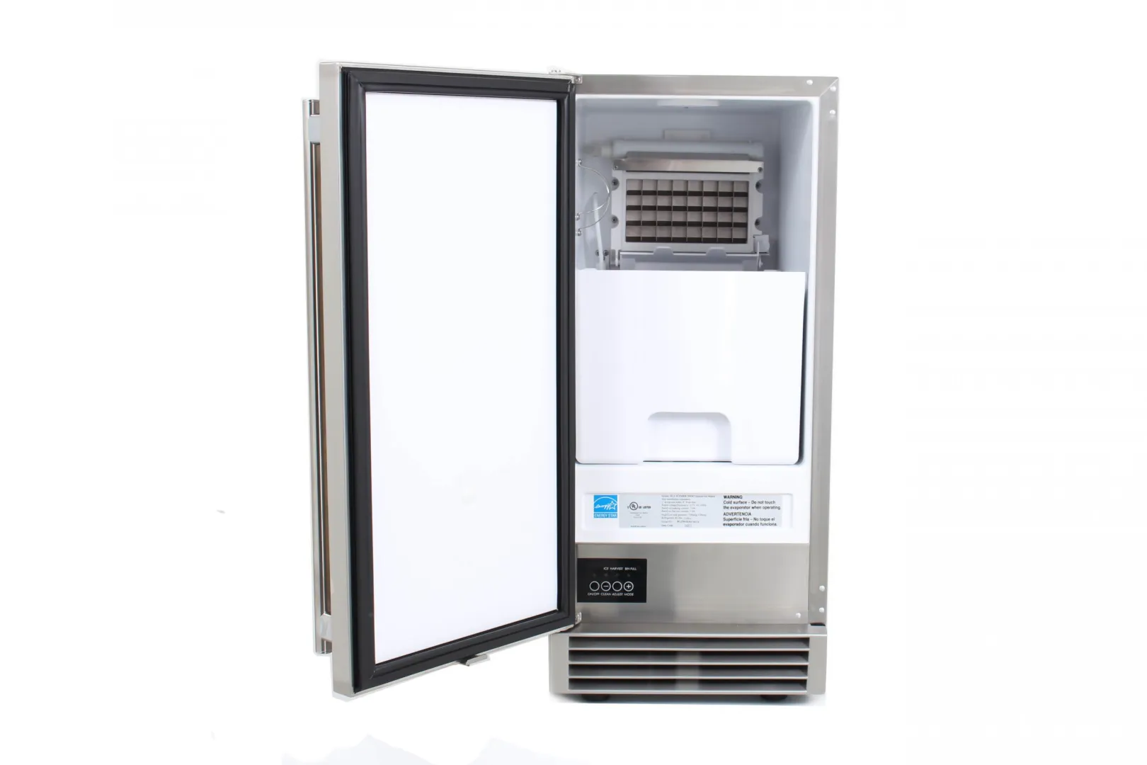 50 Lb. 15-Inch Outdoor Ice Maker with Gravity Drain BLZICEMKR50GR