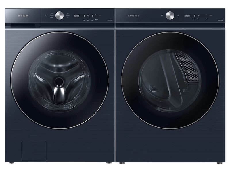 Bespoke Ultra Capacity AI Front Load Washer and Electric Dryer in Brushed Navy BNDL1657832070251