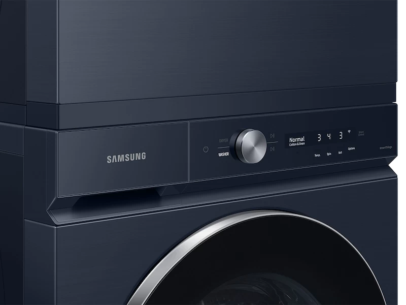 Bespoke Ultra Capacity AI Front Load Washer and Electric Dryer in Brushed Navy BNDL1657832070251