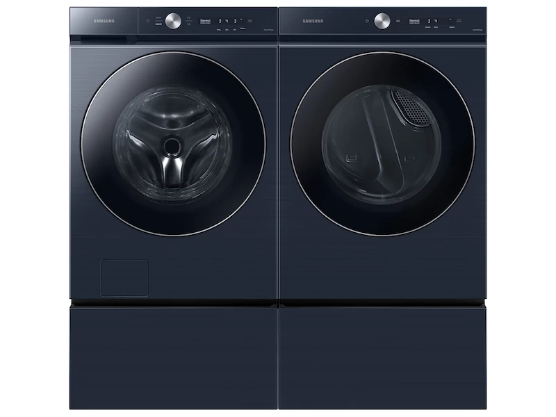Bespoke Ultra Capacity AI Front Load Washer and Gas Dryer in Brushed Navy BNDL1657832568289