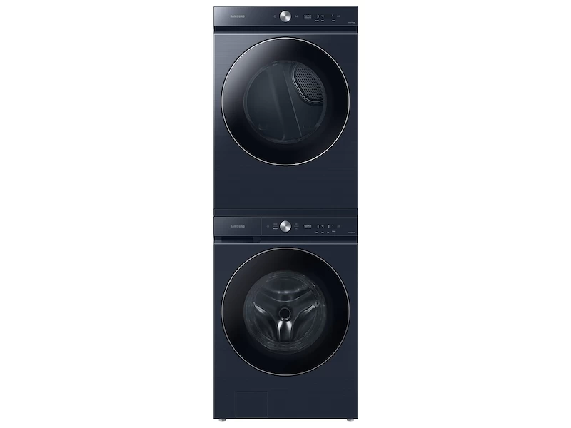 Bespoke Ultra Capacity AI Front Load Washer and Gas Dryer in Brushed Navy BNDL1657832568289