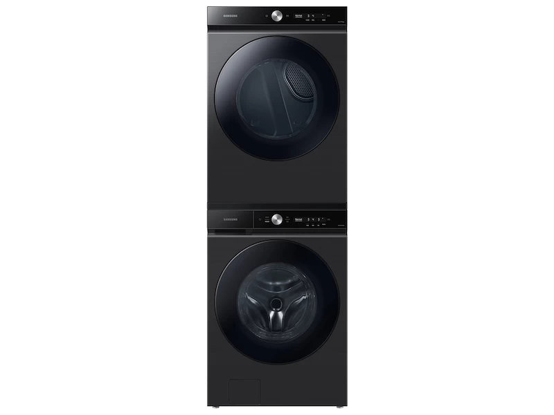 Bespoke Ultra Capacity Front Load Washer and Gas Dryer in Brushed Black BNDL1657834476835