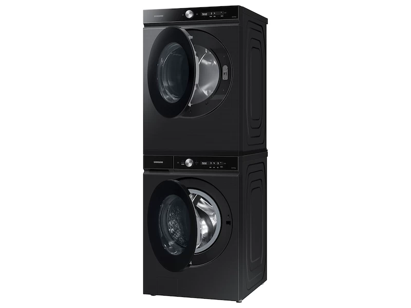 Bespoke Ultra Capacity Front Load Washer and Gas Dryer in Brushed Black BNDL1657834476835