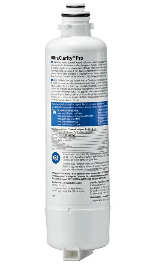 UltraClarityPro Water Filter BORPLFTR50   RA450022  REPLFLTR55   11032531 BORPLFTR55