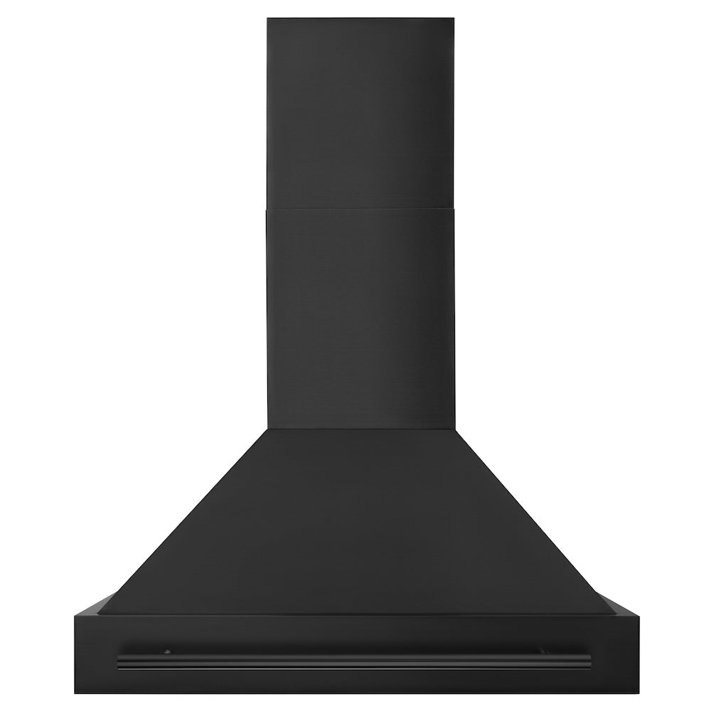 36"Black Stainless Steel Range Hood with Black Stainless Steel Handle BS65536BS