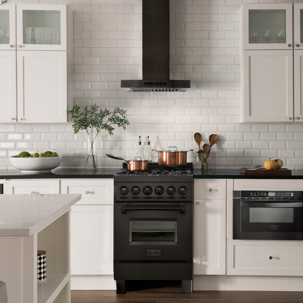 Convertible Vent Wall Mount Range Hood (BSKEN) - 24 Inch BSKEN24