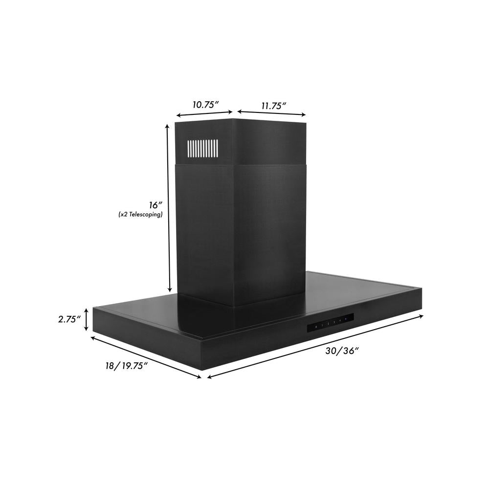 Convertible Vent Wall Mount Range Hood (BSKEN) - 30 Inch BSKEN30