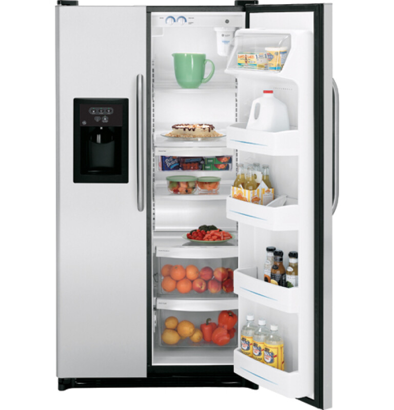 25.0 Cu. Ft. Stainless Side-By-Side Refrigerator with Dispenser BSS25JSRSS