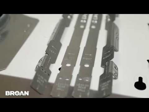 30-Inch Convertible Under-Cabinet Range Hood w/ Easy Install System, 260 Max Blower CFM BUEZ330BL