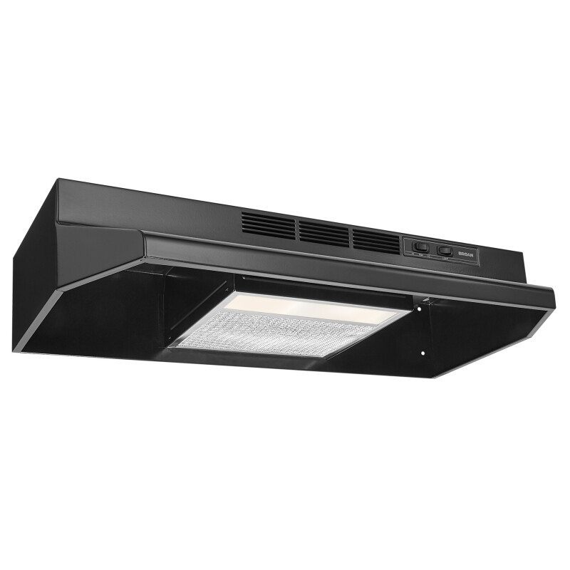 30-Inch Convertible Under-Cabinet Range Hood w/ Easy Install System, 260 Max Blower CFM BUEZ330BL