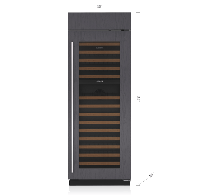30" Classic Wine Storage - Panel Ready - Left Hinge BW30OLH