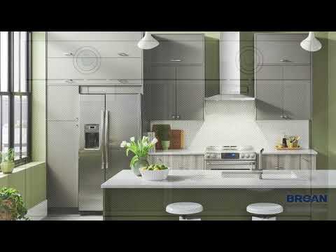 30-Inch Convertible Wall-Mount Low Profile Pyramidal Chimney Range Hood, 450 Max CFM BWS1304SS