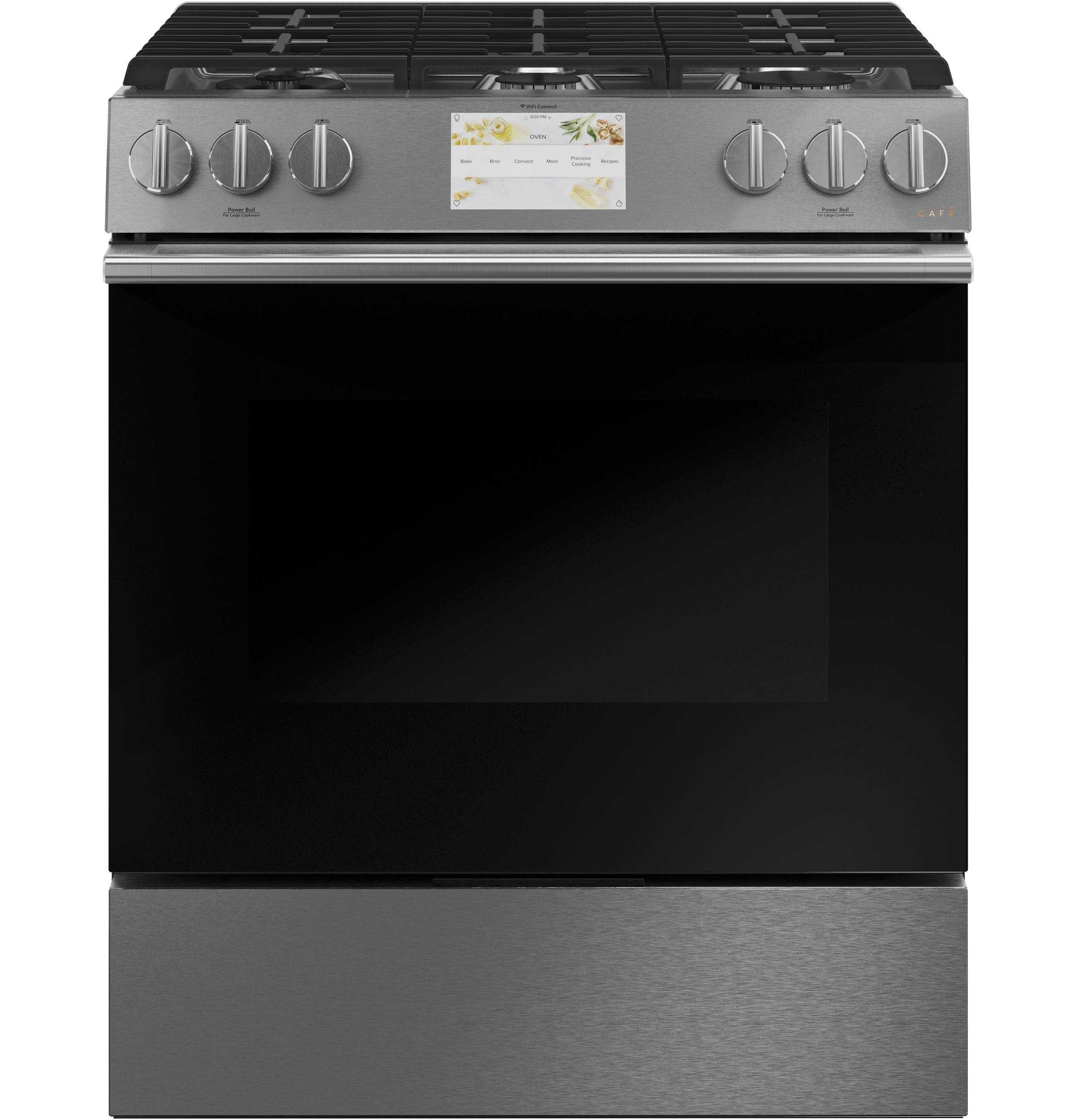 30" Smart Slide-In, Front-Control, Dual-Fuel Range C2S900M2NS5