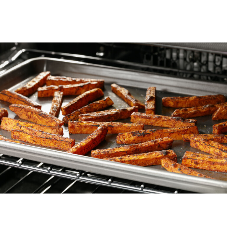 CAFÉ™ 30" Smart Slide-In, Front-Control, Dual-Fuel Range with Warming Drawer C2S900P2MS1