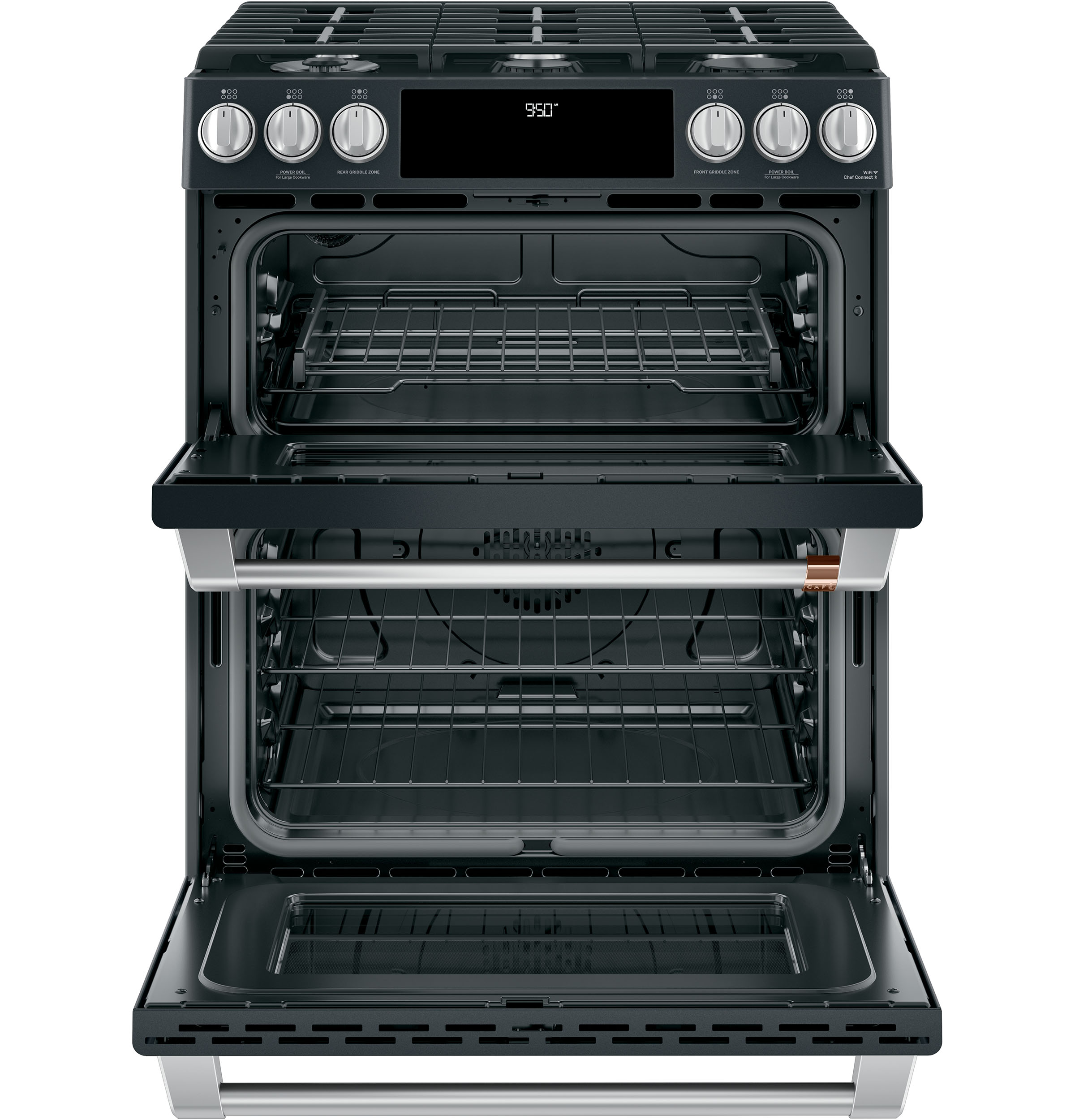 30" Smart Slide-In, Front-Control, Dual-Fuel, Double-Oven Range with Convection C2S950P3MD1