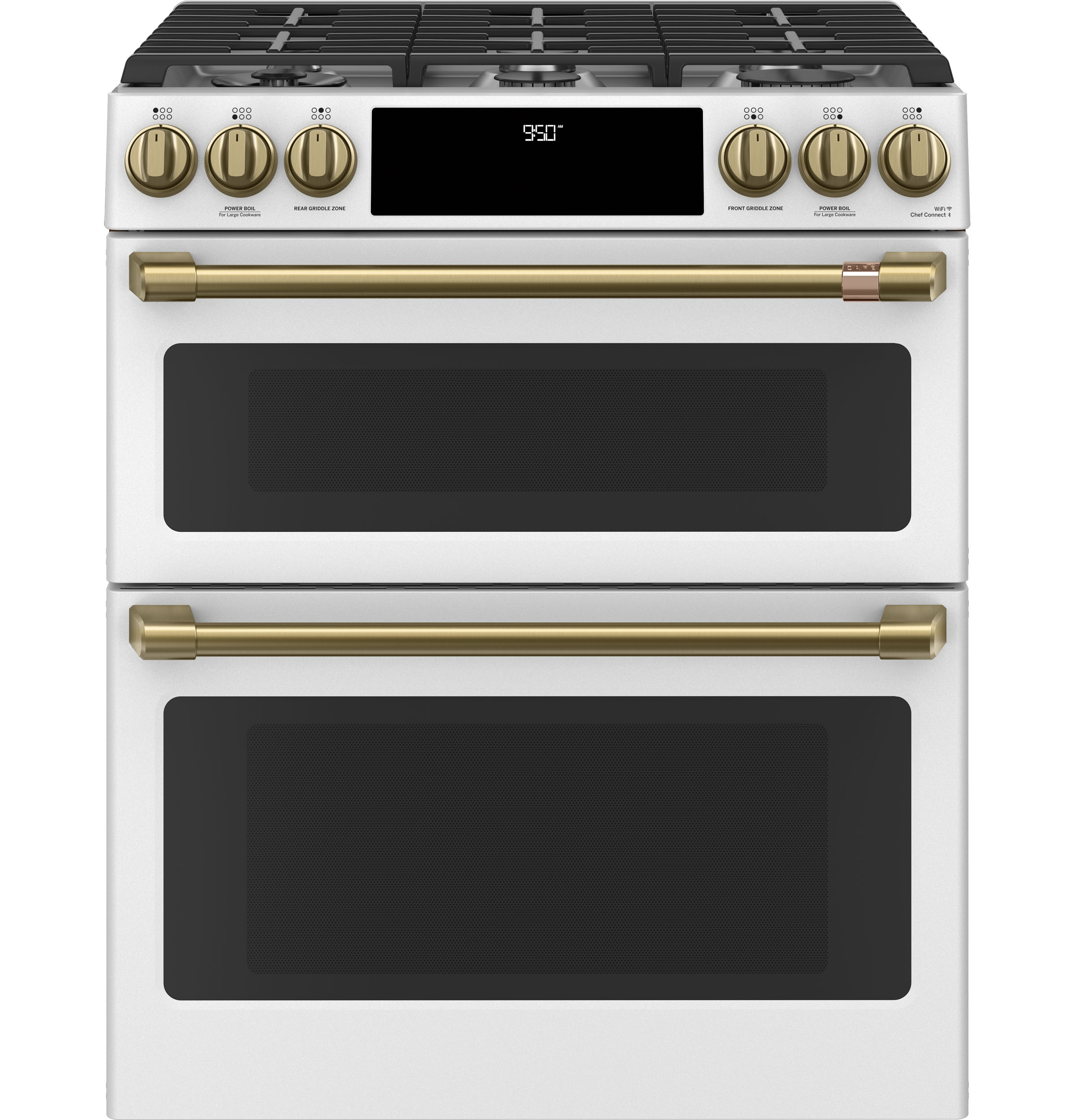 CAFÉ™ 30" Smart Slide-In, Front-Control, Dual-Fuel, Double-Oven Range with Convection C2S950P4MW2