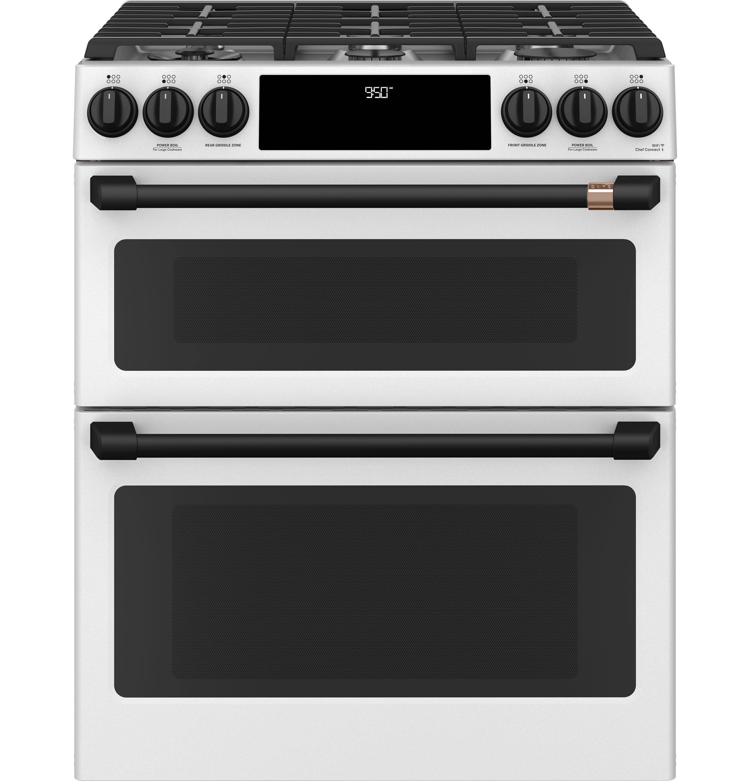 CAFÉ™ 30" Smart Slide-In, Front-Control, Dual-Fuel, Double-Oven Range with Convection C2S950P4MW2