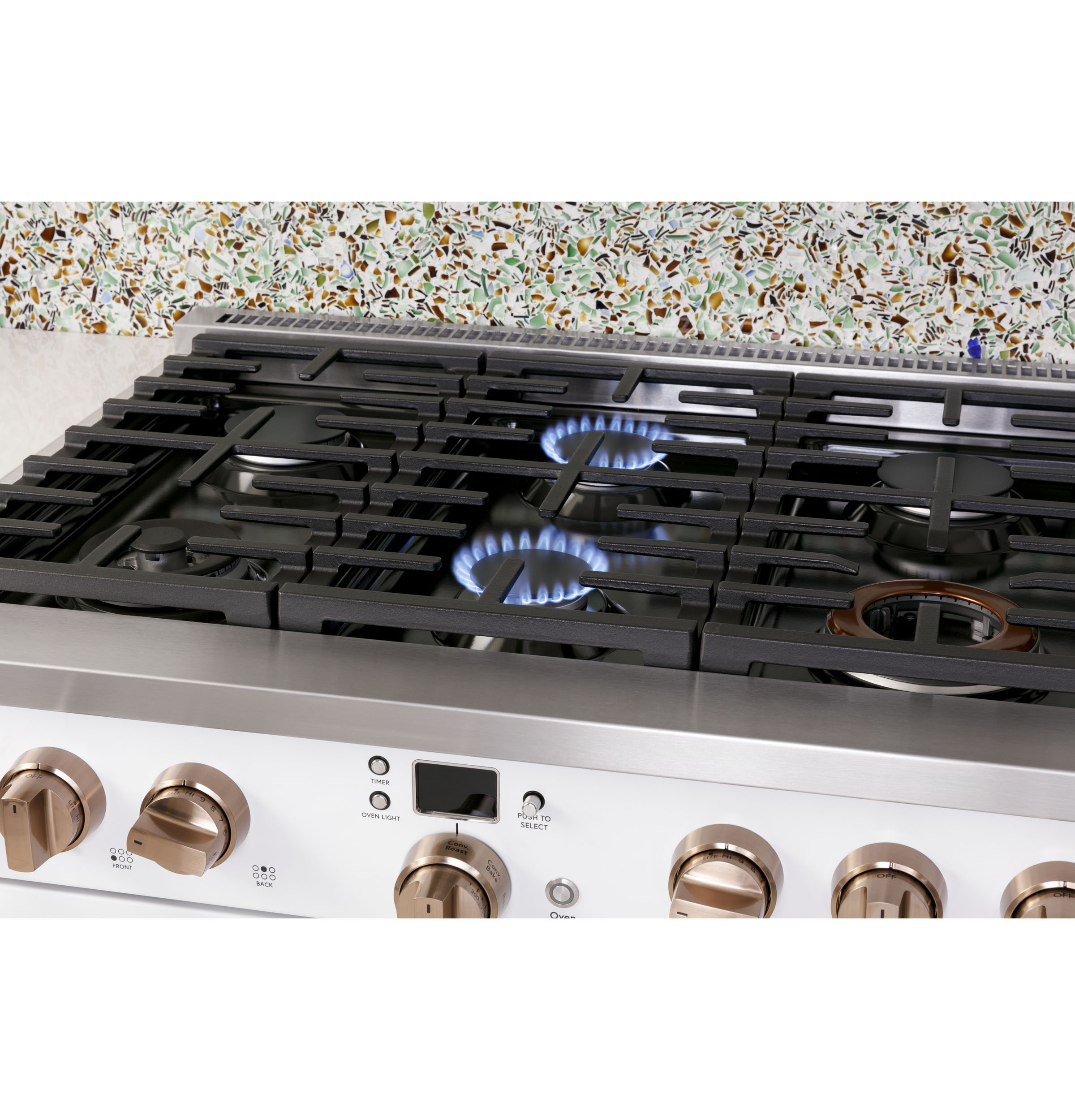 CAFÉ™ 36" Smart Dual-Fuel Commercial-Style Range with 6 Burners (Natural Gas) C2Y366P2TS1