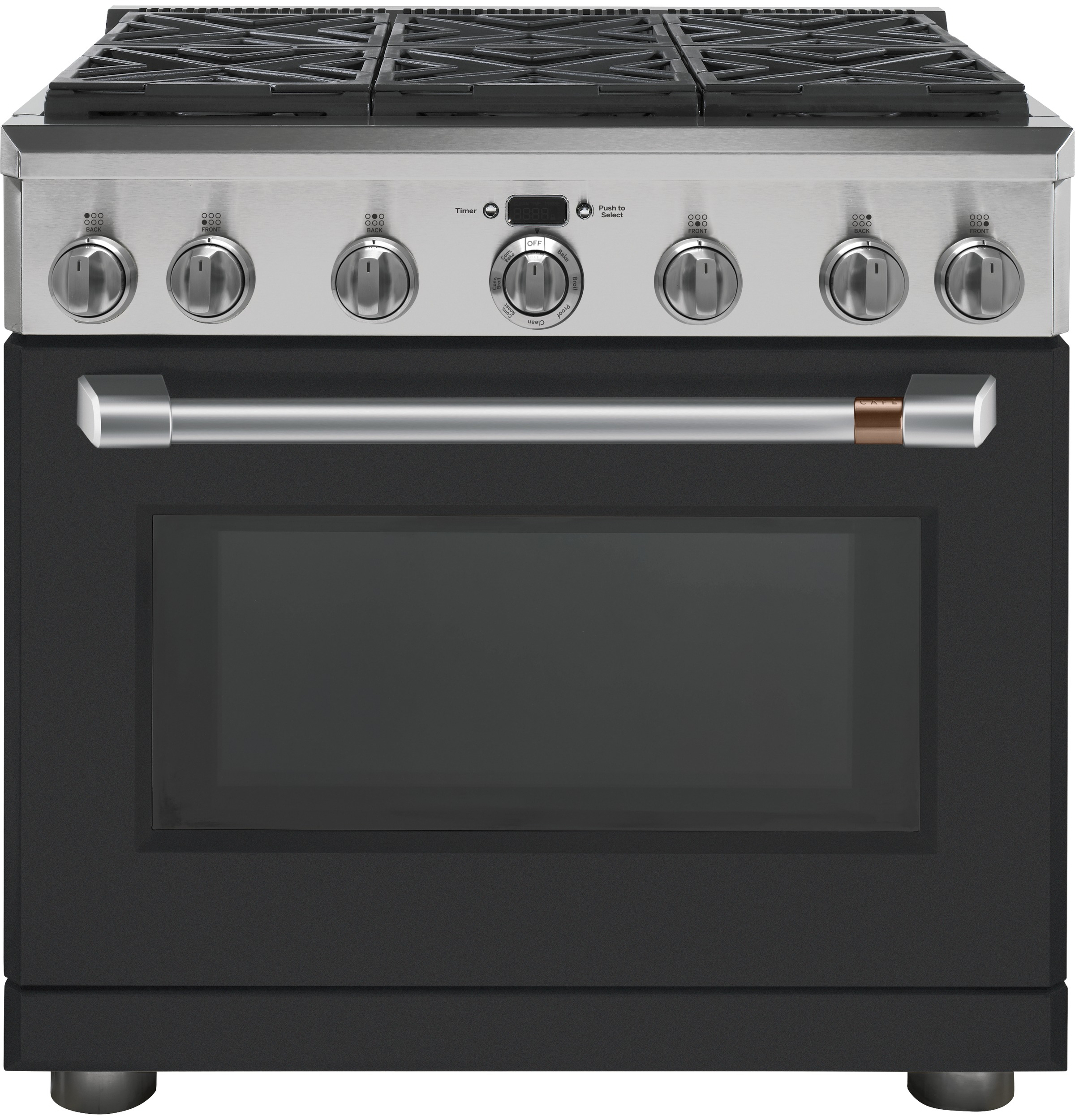 36" Dual-Fuel Professional Range with 6 Burners (Natural Gas) C2Y366P3MD1
