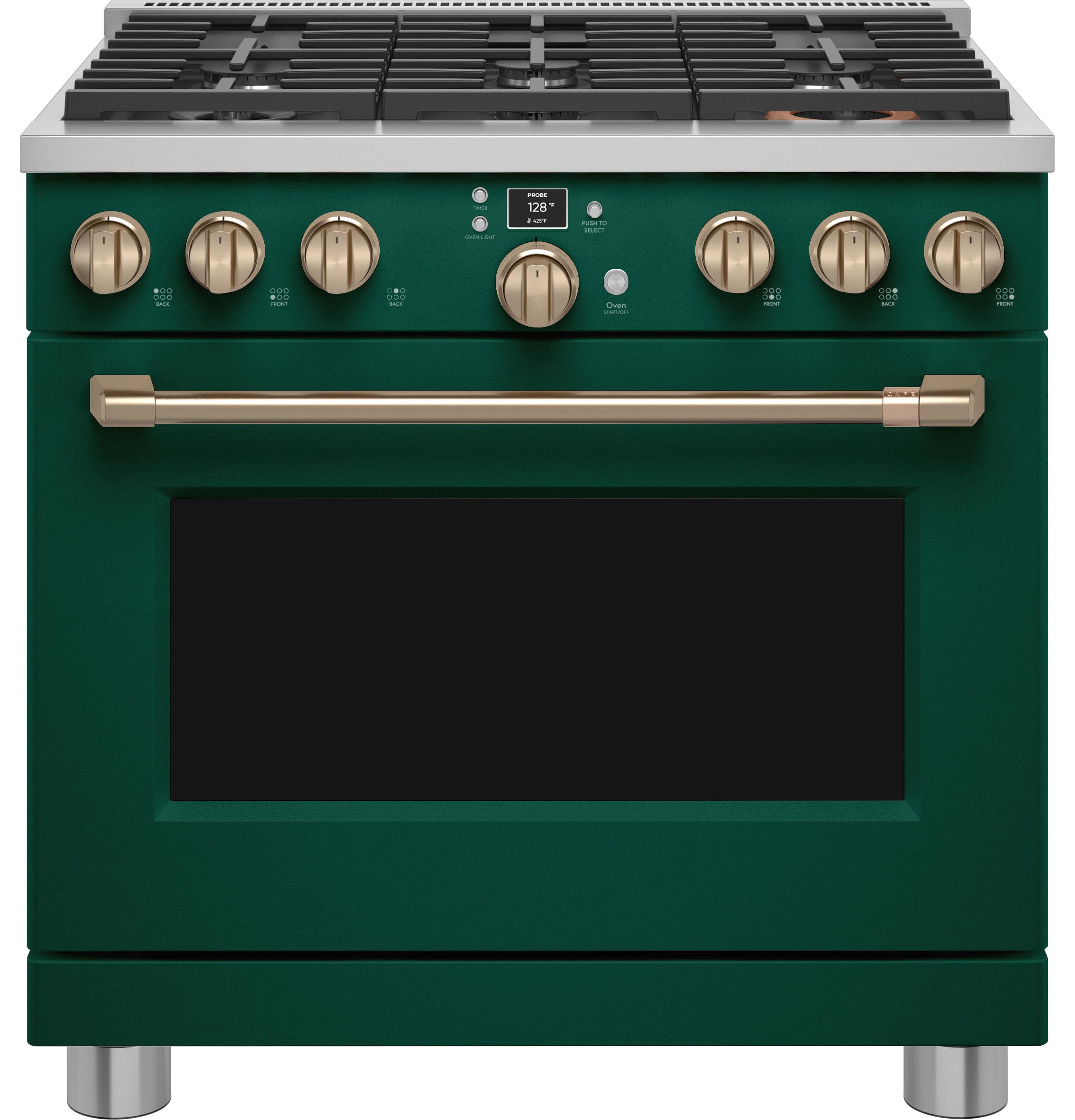 36" Smart Dual-Fuel Commercial-Style Range with 6 Burners (Natural Gas) C2Y366P5TG2