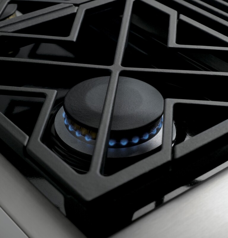 GE Series 48" Dual-Fuel Professional Range with 6 Burners and Griddle (Natural Gas) C2Y486SDLSS