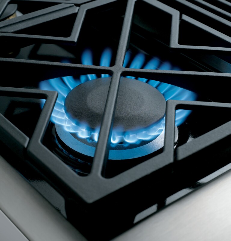 GE Series 48" Dual-Fuel Professional Range with 6 Burners and Griddle (Natural Gas) C2Y486SDLSS