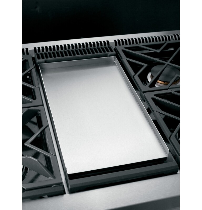GE Series 48" Dual-Fuel Professional Range with 6 Burners and Griddle (Natural Gas) C2Y486SDLSS