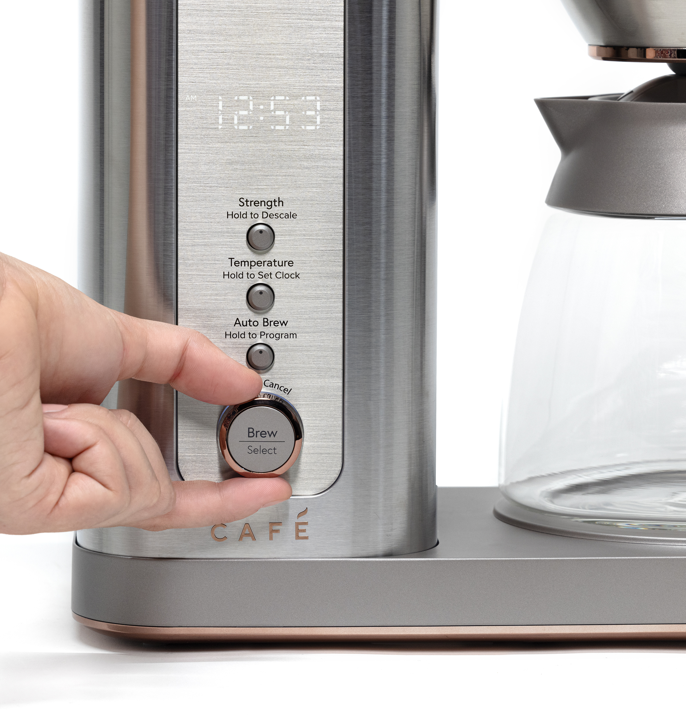 CAFÉ™ Specialty Drip Coffee Maker with Glass Carafe C7CDABS2RS3