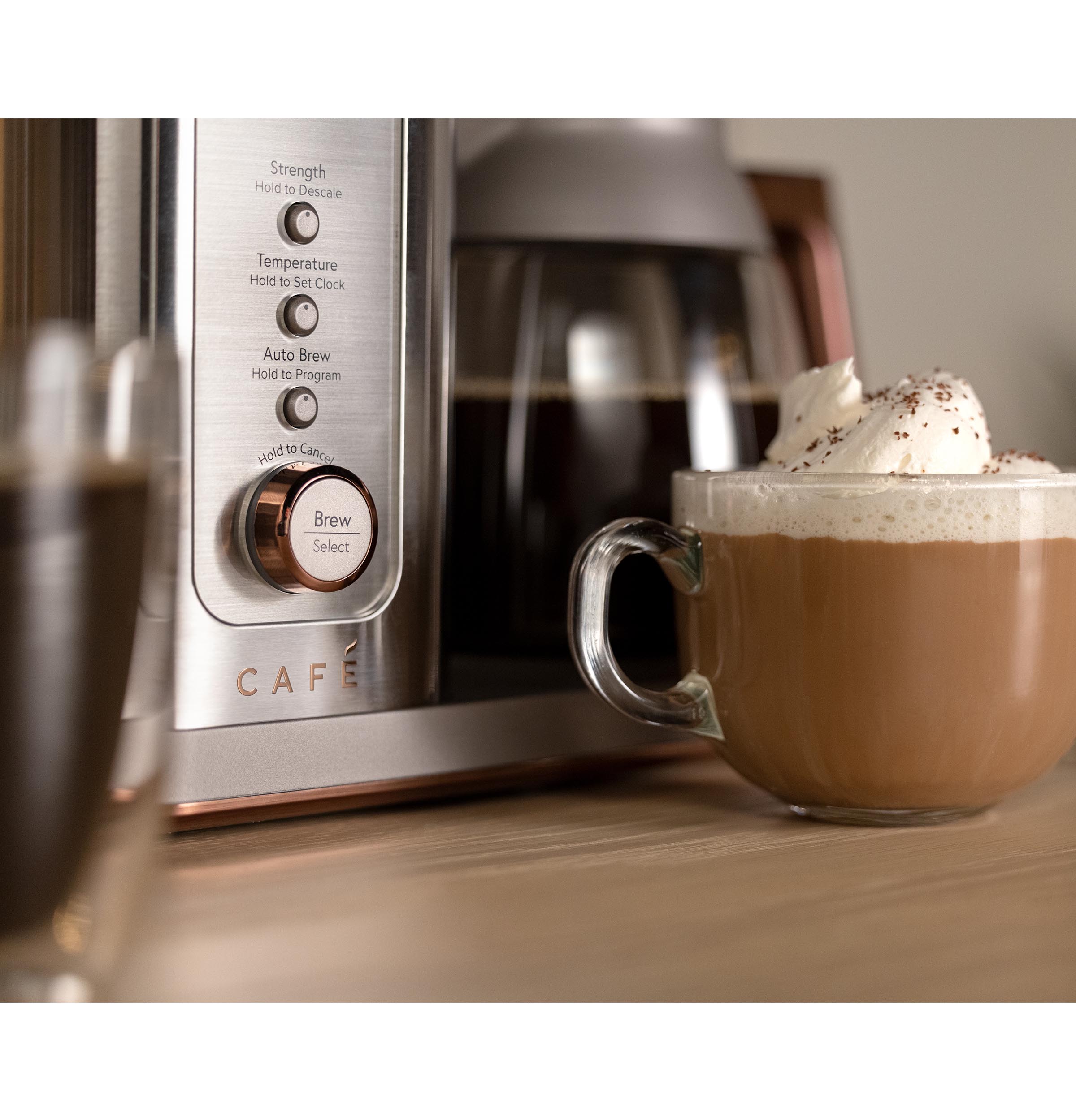 CAFÉ™ Specialty Drip Coffee Maker with Glass Carafe C7CDABS2RS3