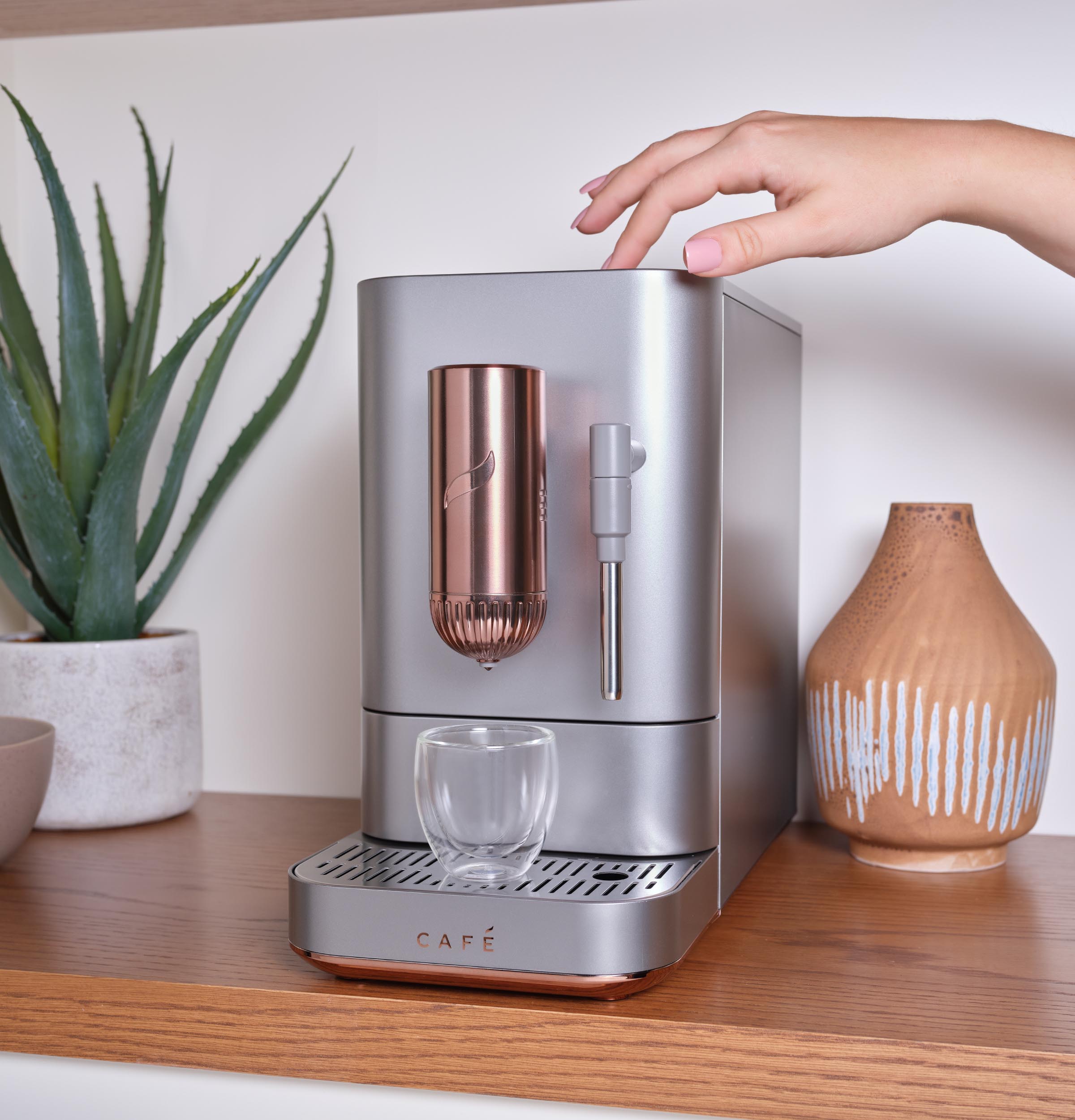 CAFÉ™ AFFETTO Automatic Espresso Machine + Frother C7CEBBS2RS3