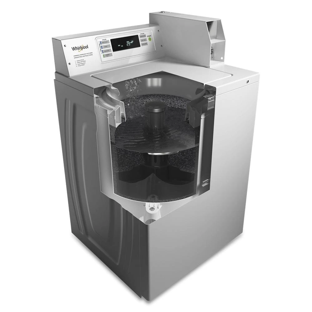 Commercial Top-Load Washer with Factory-Installed Coin Drop and Coin Box CAE2779JQ