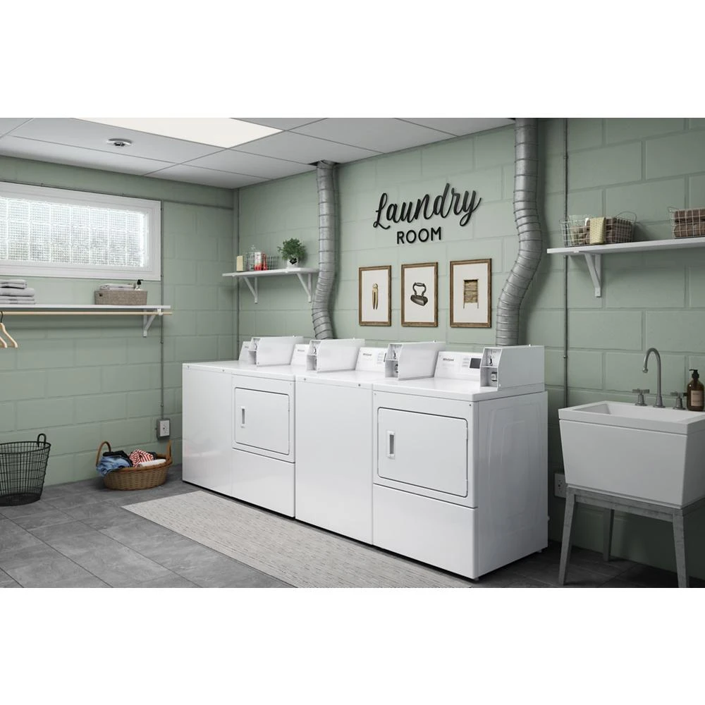 Commercial Top-Load Washer with Factory-Installed Coin Drop and Coin Box CAE2779JQ