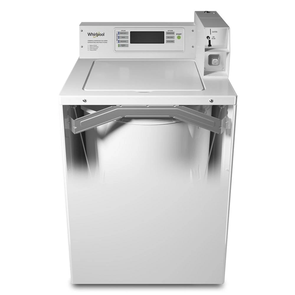 Commercial Top-Load Washer with Factory-Installed Coin Drop and Coin Box CAE2779JQ