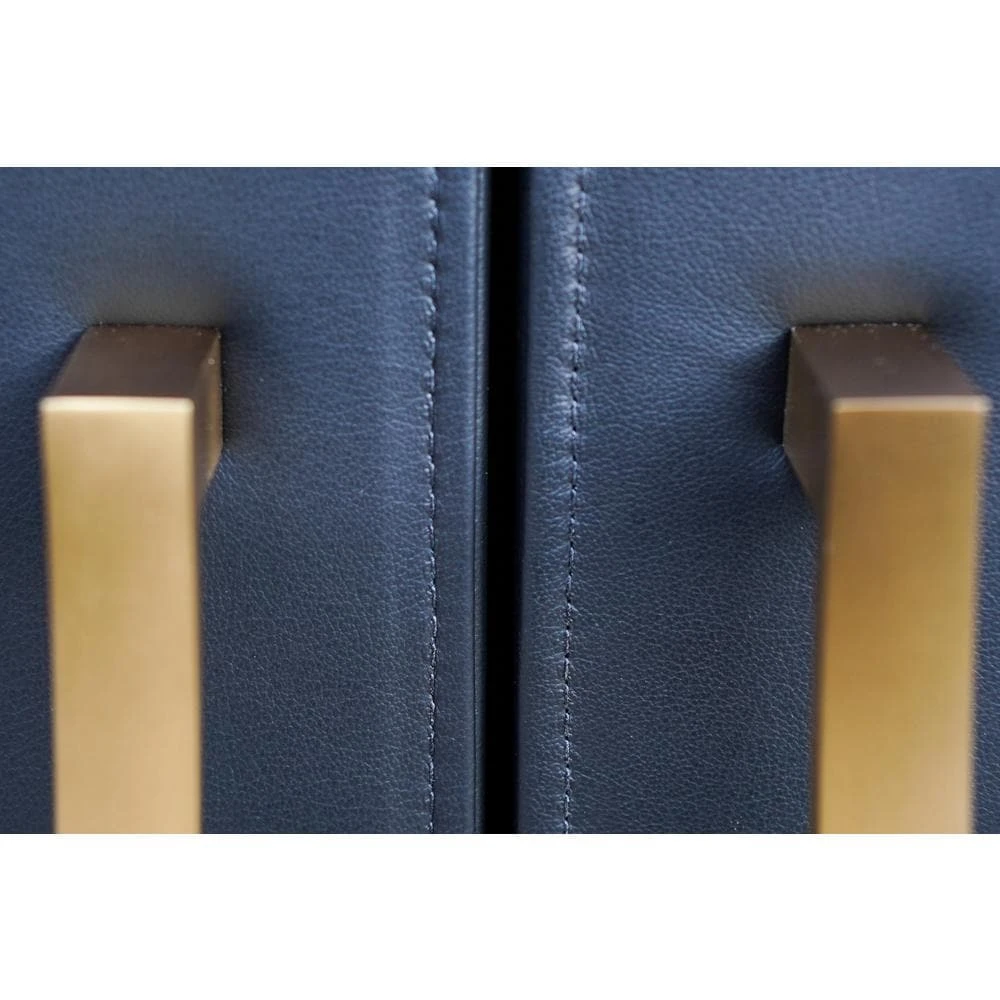 18" Cuts By Leather Panel CARBON18L