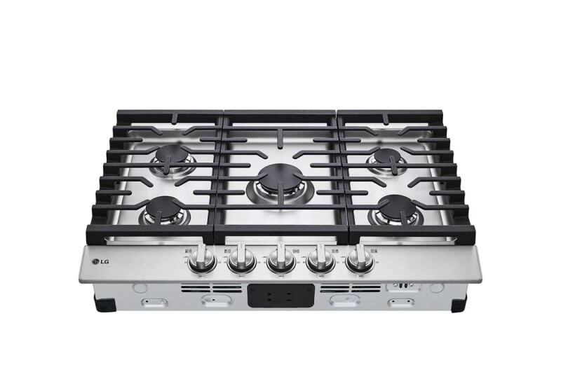 LG 30” Gas Cooktop with UltraHeat™ 20K BTU Burner Stainless CBGJ3023S Picture 1