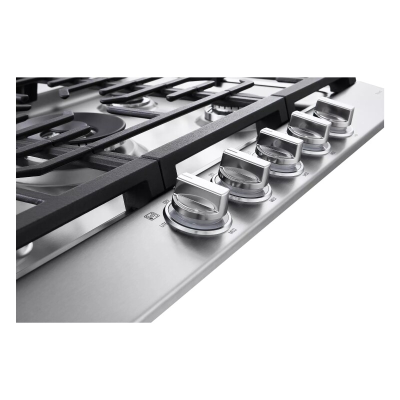 30 Inch Smart Gas Cooktop With Ultraheat™ 22k Btu Dual Burner And Led Knobs CBGJ3027S