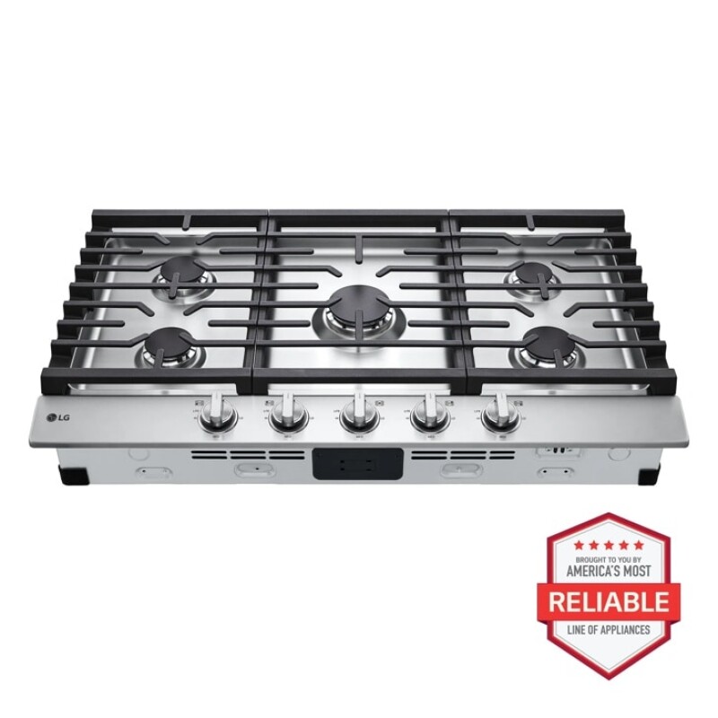 36” Gas Cooktop with UltraHeat™ 20K BTU Burner CBGJ3623S