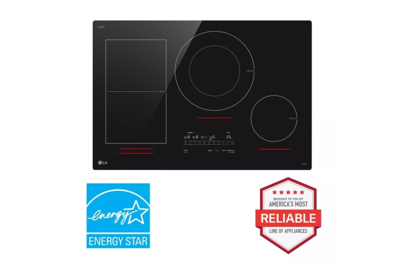 30” Smart Induction Cooktop with UltraHeat™ 5.0kW Element CBIH3017BE
