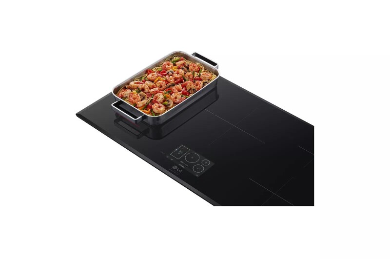LG STUDIO 36” Induction Cooktop with 5 Burners and Flex Cooking Zone CBIS3618B