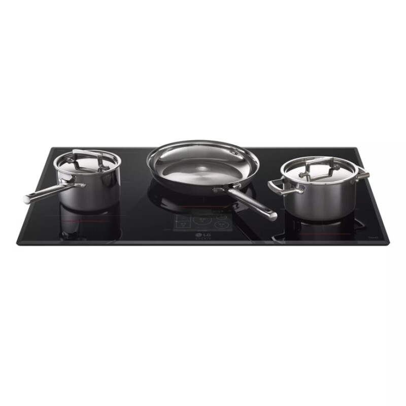 LG STUDIO 36” Induction Cooktop with 5 Burners and Flexible Cooking Zone CBIS3618BE