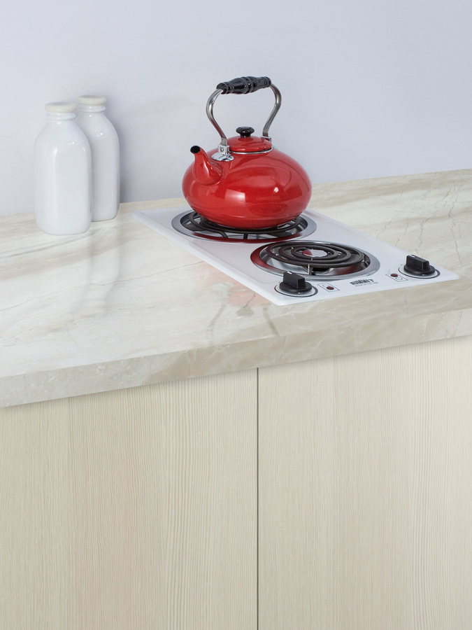 12" Wide 115V 2-Burner Coil Cooktop CCE211WH