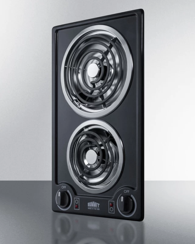 12" Wide 115V 2-Burner Coil Cooktop CCE212BL