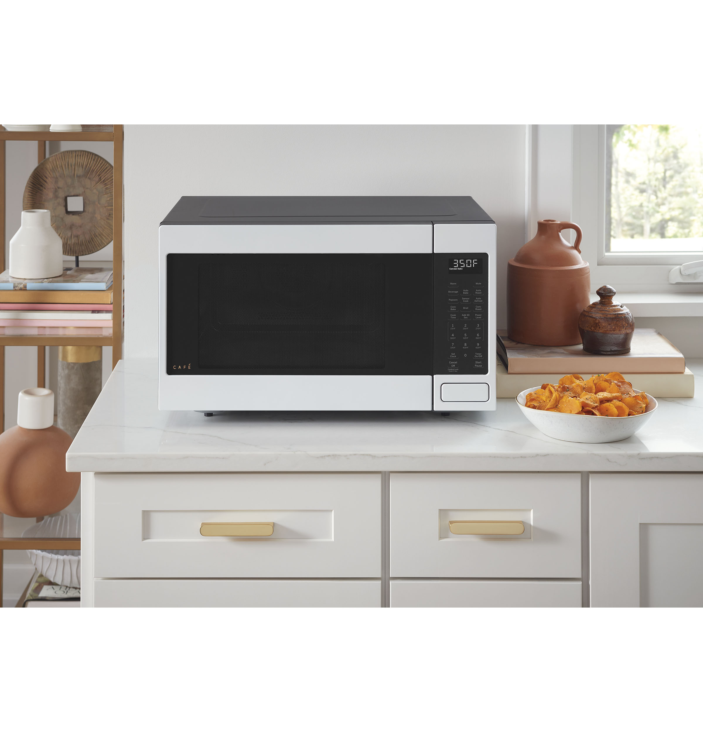 CAFÉ™ 1.5 Cu. Ft. Smart Countertop Convection/Microwave Oven CCWK15C1WSS