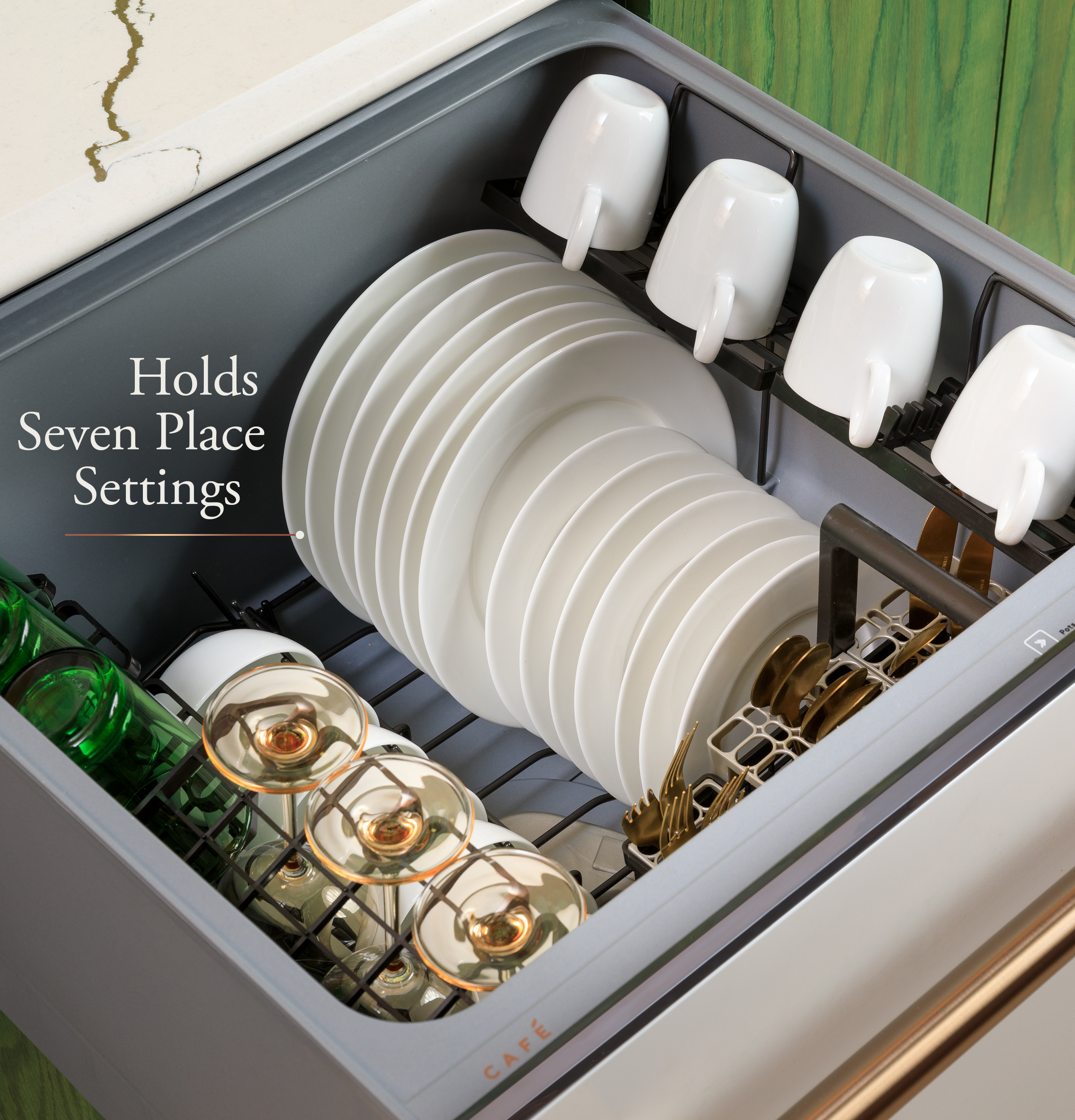 CAFÉ™ ENERGY STAR Smart Single Drawer Dishwasher CDD220P2WS1