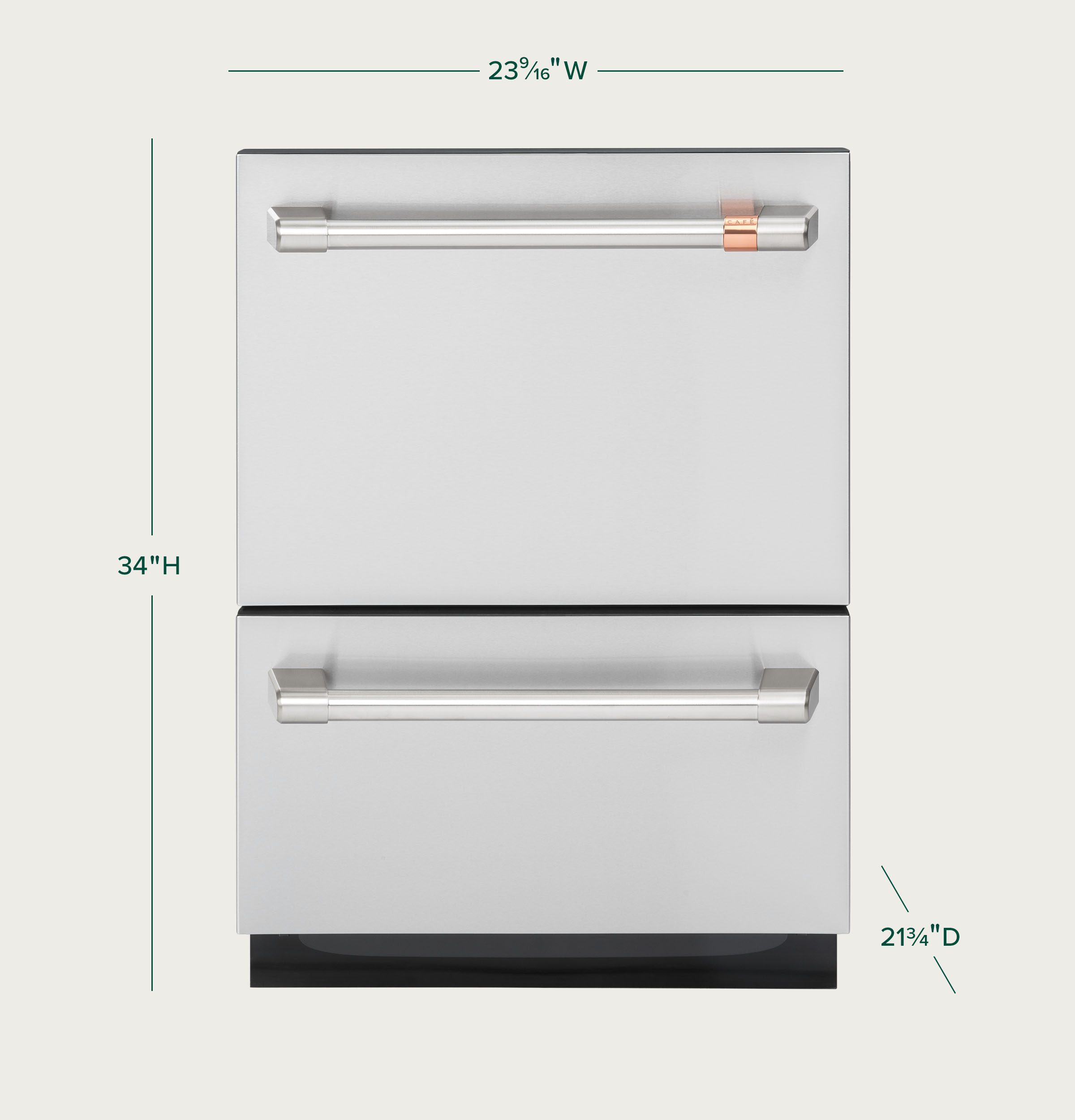 CAFÉ™ Dishwasher Double Drawer CDD420P2TS1