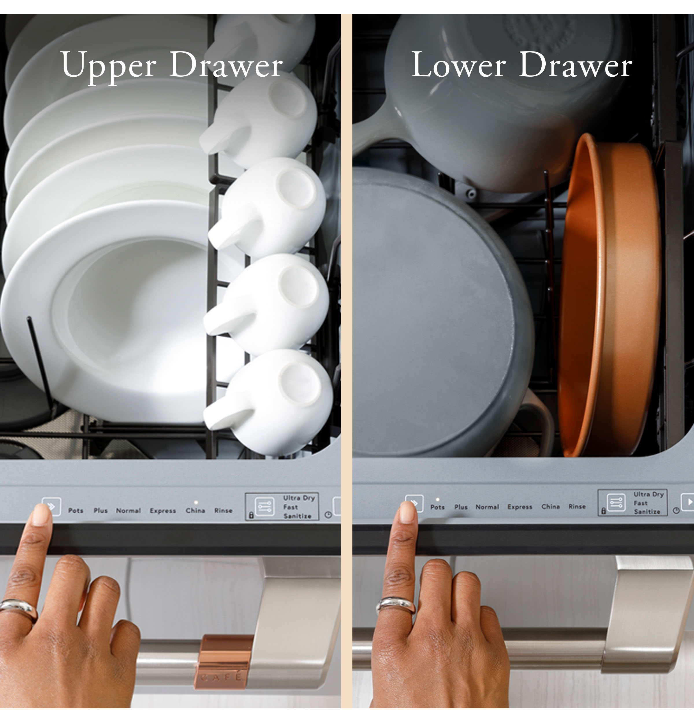CAFÉ™ Dishwasher Double Drawer CDD420P3TD1